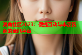 海角社区2023：便捷互动与丰富资源的全能平台