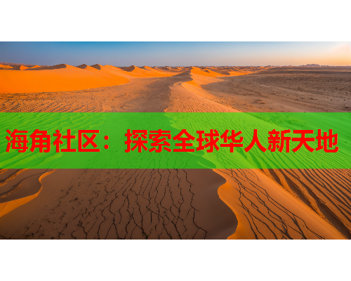 海角社区：探索全球华人新天地  第1张